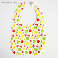 Набор нагрудников для кормления &laquo;Вкусная история&raquo; непромокаемых на липучке, 3 шт.