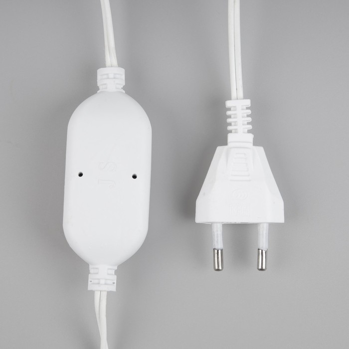 Гирлянда &laquo;Нить&raquo; 10 м роса, IP44, медная нить, 100 LED, свечение зелёное, мерцание, 220 В