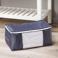 Кофр для хранения вещей LaDо́m, 45&times;30&times;20 см, цвет графитовый