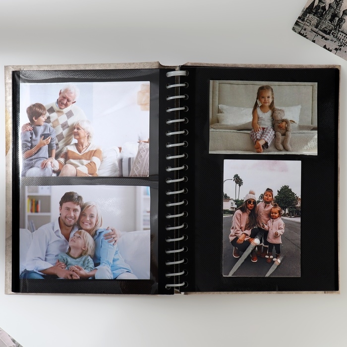 Фотоальбом &laquo;Вместе навсегда&raquo;, 20 магнитных листов, цвет страниц чёрный