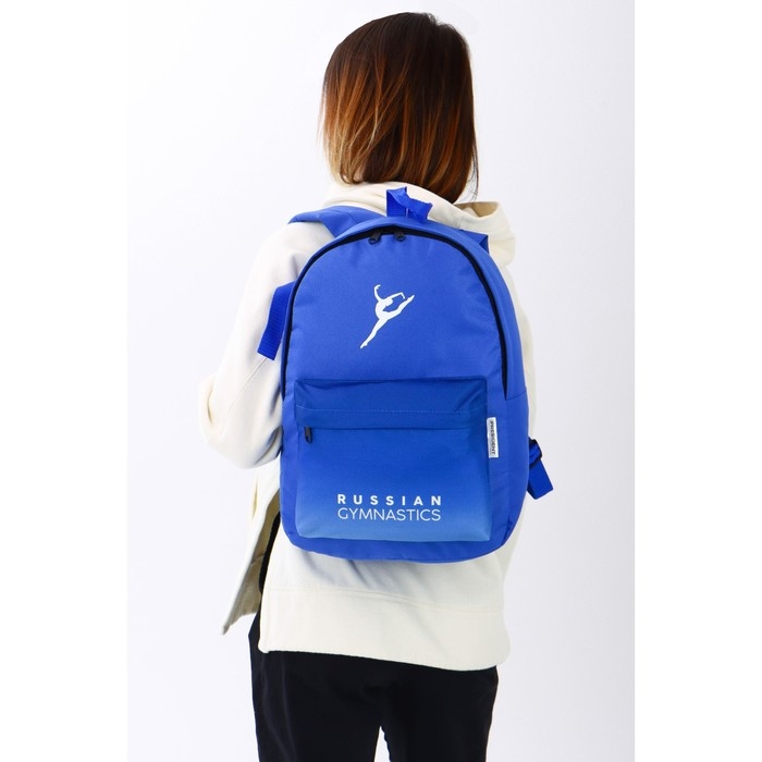 Рюкзак &laquo;Гимнастика&raquo; Putin team, 29 x 13 x 44 см, отд на молнии, н/карман, голубой