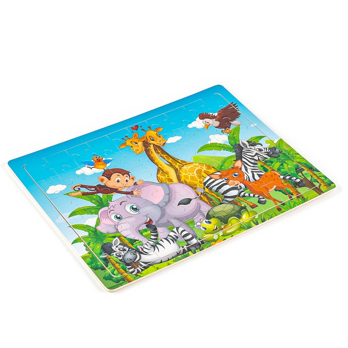 Пазл большой "Африка" элемент: 5,5 &times; 3 см