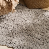 Коврики для ванной SL Home, 2 шт: 50&times;70 см, 60&times;100 см, цвет серый