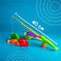 Рыбалка &laquo;Морская&raquo;: 1 удочка, 8 рыбок, сачок