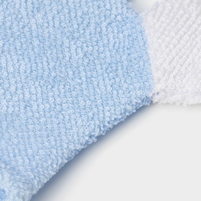 Мочалка-варежка детская для купания Доляна &laquo;Мишка&raquo;, 22 см