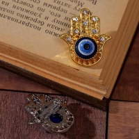 Брошь-оберег &laquo;Рука Хамса&raquo;, цвет МИКС (неделимая фасовка 12 шт., цена за шт.)