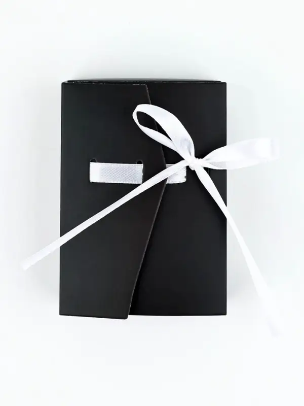 Коробка под бижутерию &laquo;Чёрная&raquo;, 12 х 8.5 х 3 см