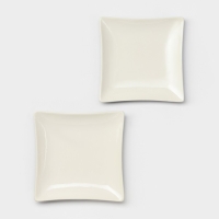 Набор тарелок керамических Magistro Matt black, 15&times;2 см, 2 шт