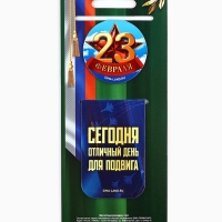 Магнитные закладки для книг, 2 шт. &laquo;23 февраля&raquo;