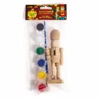 Роспись по дереву на новый год &laquo;Щелкунчик&raquo;, набор для творчества