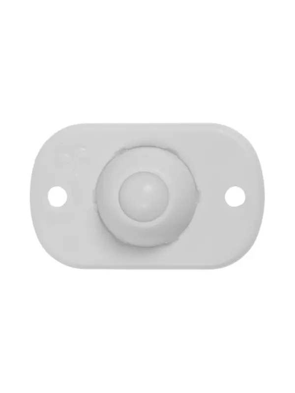 Колесо мебельное ТУНДРА, 45х28 мм, поворотные, шар, с клеевой основой, набор 4 шт