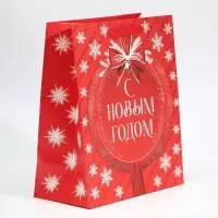 Пакет подарочный новогодний ламинированный &laquo;Красочный Новый год&raquo;, ML 23 х 27 х 11.5 см