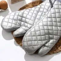 Набор прихваток &laquo;Профи&raquo;, 2 шт, 37,5&times;17,5&times;2 см, цвет серый