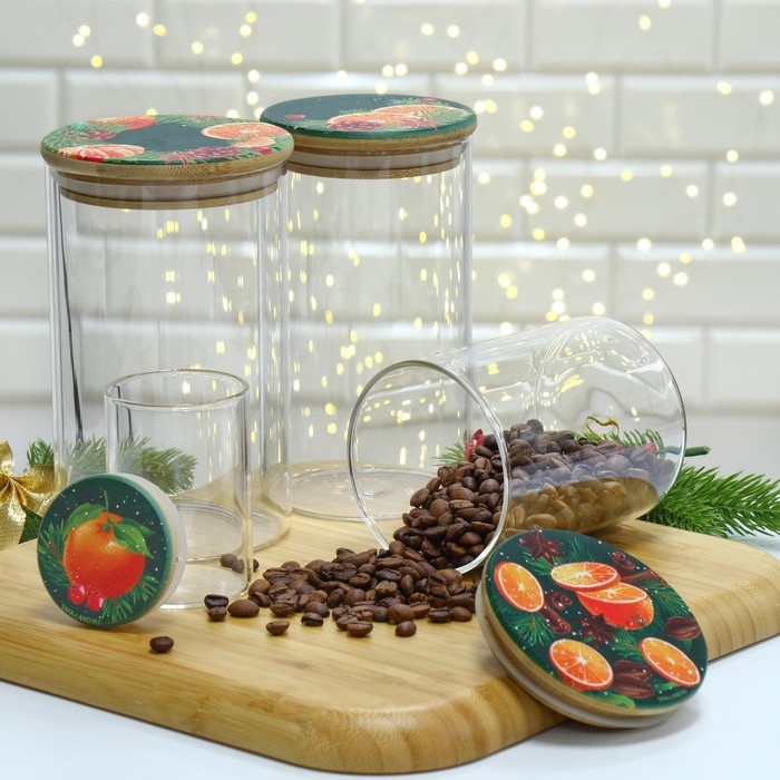 Новый год. Банка для хранения &laquo;Аромат праздника&raquo;, 700 мл