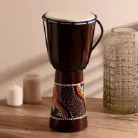 Сувенирный музыкальный инструмент "Барабан Джембе" 40х18х18 см