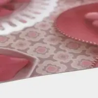 Салфетка сервировочная на стол Доляна &laquo;Розовый десерт&raquo;, 42&times;27 см, розовая