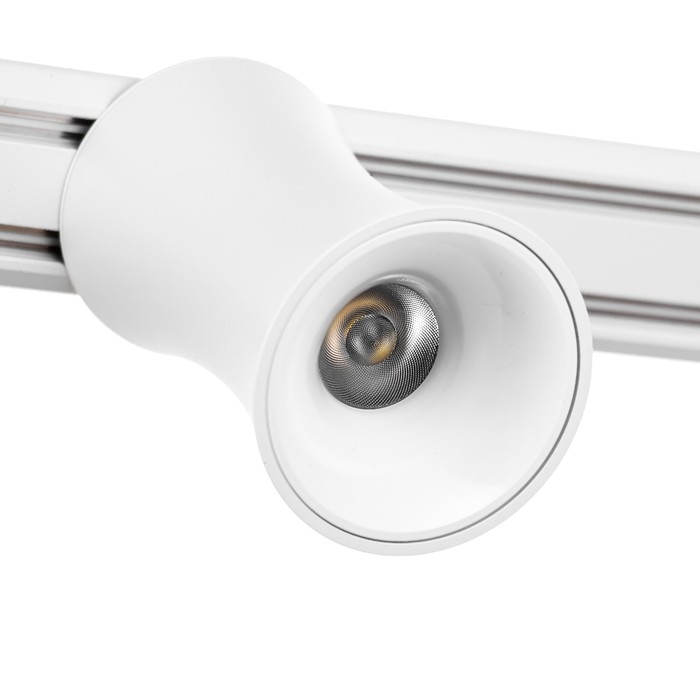 Светильник трековый SLIM "Лотос" LED 12Вт 3000K-6000К 48V CRI90 белый 8х8х12,5см