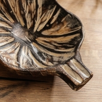 Блюдо "Лист" дерево Джати, 35х18х6 см