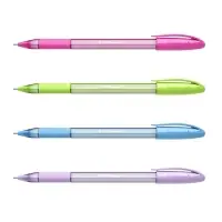 Ручка шариковая ErichKrause U-109 Spring Stick&Grip, узел 1.0 мм, чернила синие, резиновый держатель, супермягкое письмо, длина линии письма 1000 метров