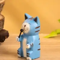 Сувенир &laquo;Кот с микрофоном&raquo;, 3&times;4&times;8 см, дерево, МИКС