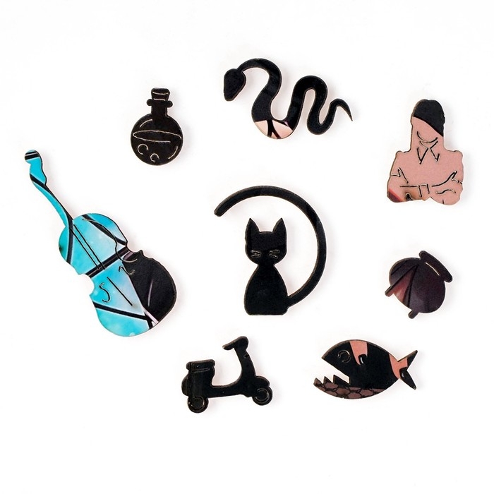 Пазлы деревянные фигурный &laquo;Паутинка&raquo;, 183 элемента