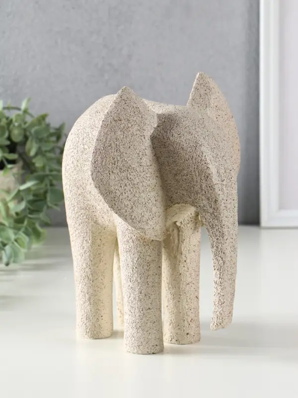 Сувенир полистоун " Песочный слон" 17,5х19х23,5 см