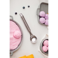 Ложка для мороженого Доляна &laquo;Металлик&raquo;, 21 см, цвет серебристый