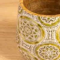 Стакан "Звёзды" 10х10х10 см, дерево