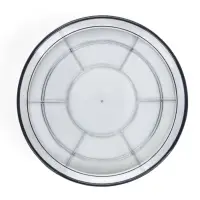 Поддон d=120 мм, цвет темно-прозрачный