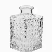 Ваза настольная стекло "Миниатюра" (набор 12 шт) 8-13 см, прозрачный