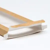 Коробка под плитку шоколада, крафт, с окном 17.1&times;8&times;1.4 см