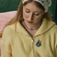 Чокер из бисера &laquo;Хрусталь&raquo;, сердце, голубой в серебре, 37 см + 5 см доп, цепочка