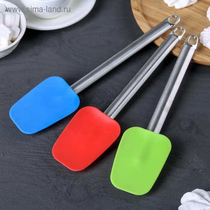 Лопатка кондитерская Доляна &laquo;Редмонд&raquo;, 27,5 см, цвет красный