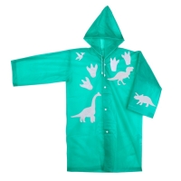 Дождевик &laquo;Динозаврики&raquo; со светоотражающими наклейками, рост 120-160 см