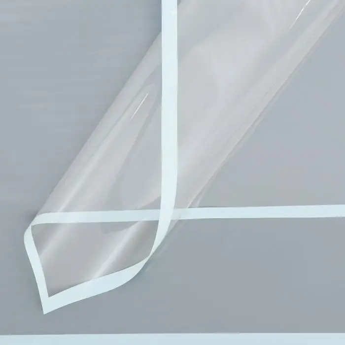 Пленка для декора и флористики, глянцевая, однотонная, голубая, &laquo;Полоса&raquo;, лист 1 шт., 58&times;58 см