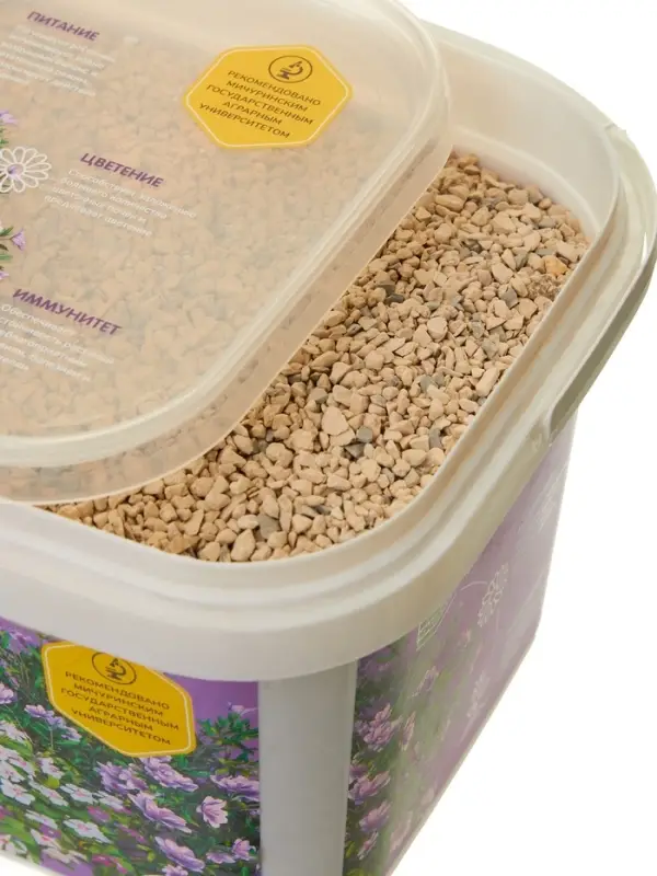 Удобрение минеральное для цветов и декаративных кустарников, Dr.Grunt, ведро, 3.3 л