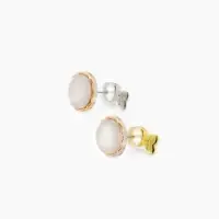 Заглушки силиконовые "Сердце" поддерживающие (3 пары), цвет золото, серебро