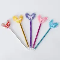 Ручка &laquo;Сердце с бабочкой&raquo;, синие чернила, МИКС