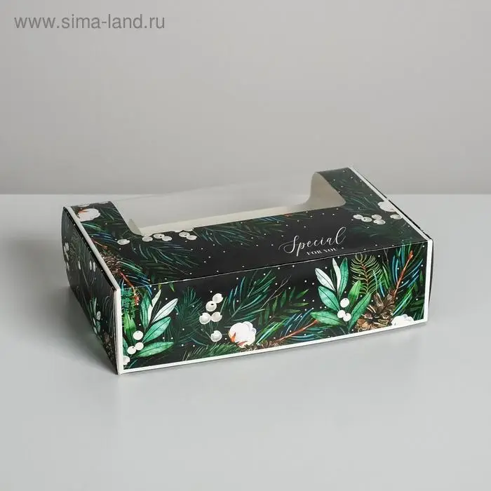 Коробка для эклеров с вкладышами - 5 шт &laquo;Special for you&raquo;, 25,2 х 15 х 7 см