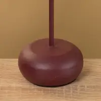 Подсвечник на 1 свечу текстурный "Баклажановый" 8х8х20 см