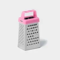 Тёрка четырёхгранная Доляна &laquo;Мини&raquo;, 3.5&times;6.5&times;3 см, для корицы и шоколада, МИКС