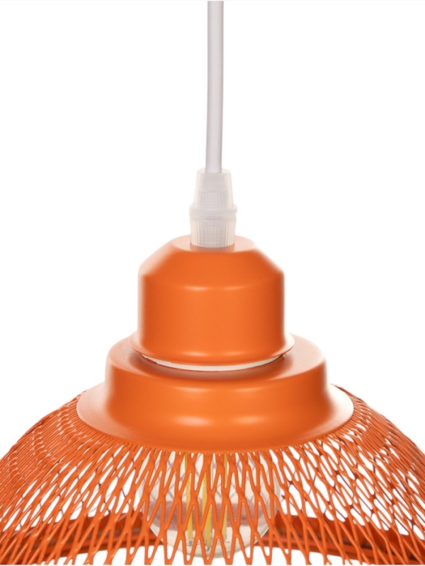 Светильник Robert 1х40Вт Е27 пр-1м неон оранжевый 24х24х14см