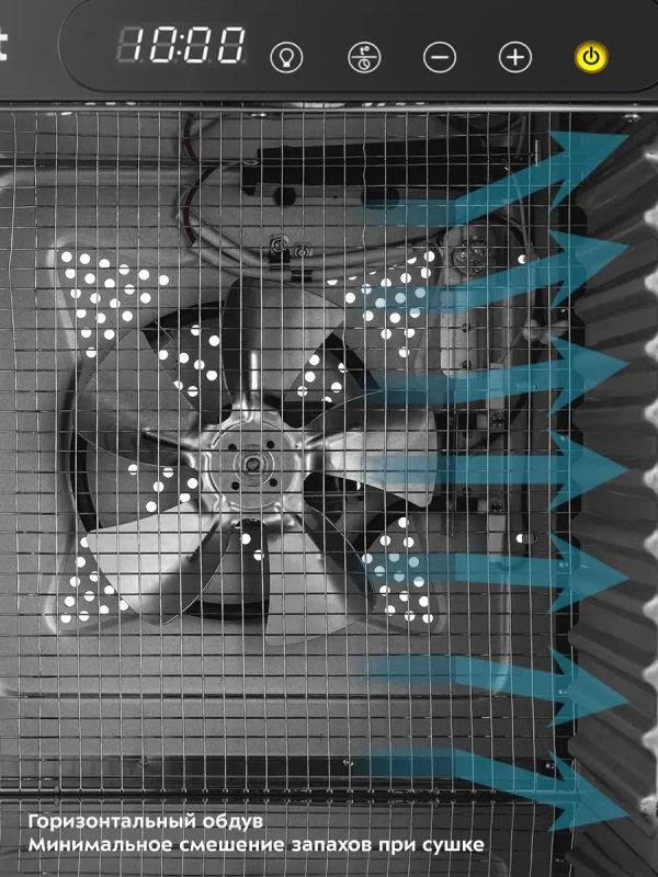 Сушилка для овощей и фруктов КТ-1954 - 800 Вт