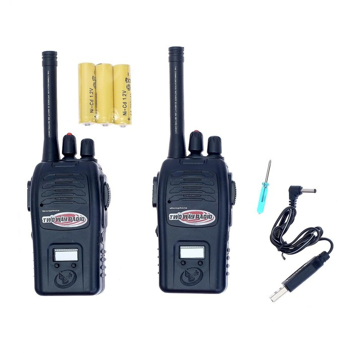 Набор раций &laquo;Шпионы&raquo;, дальность до 200 метров, без шума, работают от аккумулятора