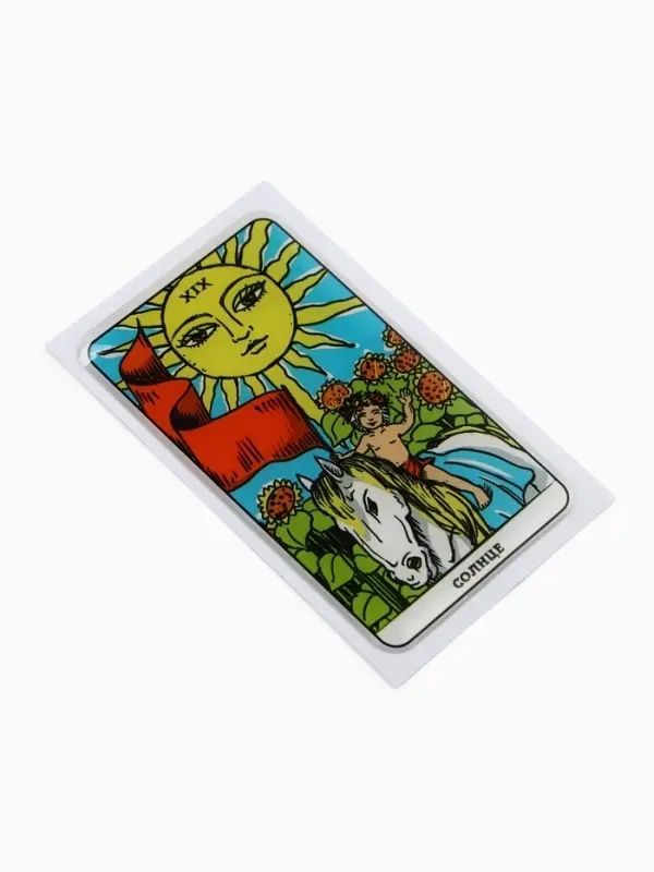 Объемный 3D стикер на телефон &laquo;Солнце&raquo;, 7 х 4 см