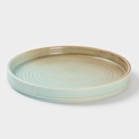 Тарелка десертная "Sand Ripples" Magistro 20см, 20,5х2,5 цвет желтый, голубой, коричневый