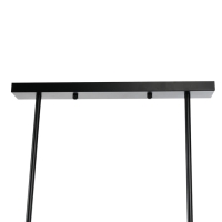 Люстра "Арландо" 3хЕ27 40Вт черный 60х20х20-200см