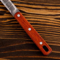 Поварешка для казана узбекская 42см, диаметр 14см с деревянной ручкой