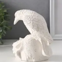 Фигура &laquo;Ворон на черепе&raquo;, 12&times;12&times;8 см, гипс
