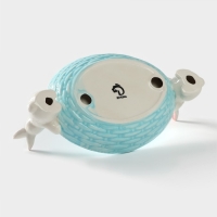 Блюдо сервировочное Доляна &laquo;Зайка&raquo;, 30&times;16,5&times;10 см, цвет голубой